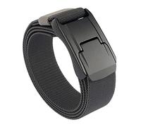 ONTENY Cintura Elasticizzata for Uomo e Donna Fibbia a sgancio rapido in Lega Dura Robusta Cintura Elastica Unisex in Vero Nylon Cintura da Lavoro (Size : 125cm, Color : Dark Gray)