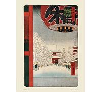 onthewall Hiroshige - Stampa artistica giapponese Tempio Kinryuzan PDP005d