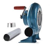 Soffiatore per forgia da fabbro a manovella, Ventilatore Manuale per affumicatura a carbonella con Tubo di prolunga da 20 cm e Nastro sigillante (80 W/120 W/150 W/200 W/250 W/300 W/350 W)