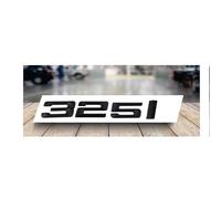 ontto Adesivo in ABS per auto, con lettere e bagagliaio, adatto per BMW Serie 3 F30 F31 F34 E90 E46 316i 318i 320i 325i 328i 330i 335i Emblema lettere numeri, lettere adesive, accessorio nero opaco