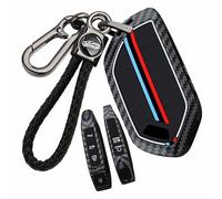 ontto Cover Chiave Auto Adatta per Kia Telluride EV3 EV5 EV6 EV9 Sorento K4 K5 GT-LINE Picanto Sportage 2025 2026 in Metallo Luminoso Custodia Chiavi Auto Copri Telecomando Copertina Portachiavi