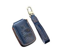 ontto Cover Guscio per Chiave Telecomando Auto Adatto per Land Rover Discovery 4 Defender LR2 LR4 Range Rover Evoque Velar Jaguar XE Coprichiave in Pelle Custodia Protezione con Portachiavi-Blu A