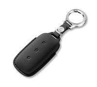 ontto Custodia in pelle per chiave auto Geely Galaxy EX5 E5 Cityray L6 L7 EMI NO.1 Proton e.MAS 7 5 E8 Starry 8 portachiavi shell portachiavi protezione accessori 3 pulsanti, Nero , 3 buttons