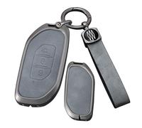 ontto Custodia per chiave auto, adatta per Dongfeng Forthing Friday EV/T5 HEV/Evo, custodia in metallo, protezione per chiavi con portachiavi, regalo per auto, 3 pulsanti