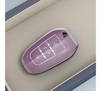 ontto Custodia per Chiave Auto, Adatta per Peugeot 308 408 508 2008 3008 4008 5008 Citroen C4L C6 C3-XR Picasso DS3 DS4 TPU Silicone Custodia Portachiavi Argento Viola