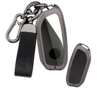 ontto Custodia per chiave auto, in pelle, adatta per BMW U11 X1 U06 G81 M3 X5 G05 LCI Ix X7 I7 XM 5 7 7 740Li 530Li IX40 EL 2023 2024, custodia per chiavi in metallo, custodia portachiavi accessorio A