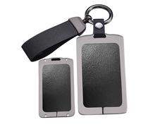 ontto Custodia per chiave con scheda NFC, adatta per BYD, Tang, DM, Han, EV, Song Pro, Qin Plus, DMI S7, S6, L3, M6, F3, F0, con portachiavi, colore nero