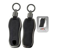 ontto Custodia portachiavi in metallo adatta per Porsche Panamera Spyder Carrera Macan Boxster Cayman Cayenne 911 970 981 991 2019-2024 chiave auto custodia custodia portachiavi custodia custodia