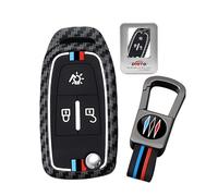 ontto Custodia portachiavi in pelle in metallo adatto per DAF CF 410 450 480 XG XG+ XD XF CF LF chiave auto custodia custodia portachiavi custodia 3 tasti custodia chiave accessori