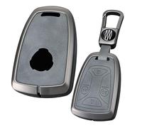 ontto Custodia protettiva per chiave auto, colore grigio, adatta per Saab Scania camion DC13 143 148 141 4X2 6X2R GRS905 R S G P serie pelle custodia portachiavi 4 tasti accessori auto