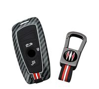 ontto Custodia protettiva per chiave elettronica BMW serie 1, 2, 3, 4, 5, 6, 7, X3, X4, M2, M3, M4, M5, M6, GT3, GT5, con 3 pulsanti, colore: rosso e bianco