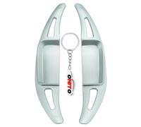 ontto Estensione bilanciere del volante per auto, adatto per Mercedes A B C W177 W206 W223 C180 GLC EQE EQS 2022-2024, set di ricambio per leva del cambio Shifter Paddle Extension Argento