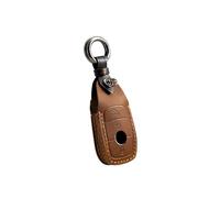 ontto Portachiavi Portachiavi per Mercedes C S Classe E200 E300 E200L E300L E300L E320L AMG CLA GLA CLK GLC Key Cover Case Accessori Portachiavi in pelle 3 Pulsanti Marrone