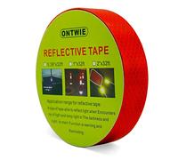ONTWIE Nastro di Avvertenza Riflettente da 10 m, Adesivo Luminoso Riflettente di Sicurezza Rotoli di Nastro Adesivo Strisce per Abbellire la Decorazione di Biciclette e Moto