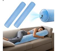 ONTYZZ Cuscino Corpo Gonfiabile Cuscino Lungo Adulti Bambini Cuscino Rotondo Bolster per Dormire Abbraccio Indietro Collo Supporto Dormiglione Laterale Cuscino Coccole