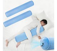 ONTYZZ Cuscino Corpo Gonfiabile Cuscino Lungo Adulti Bambini Cuscino Rotondo Bolster per Dormire Abbraccio Indietro Collo Supporto Dormiglione Laterale Cuscino Coccole