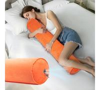 ONTYZZ Cuscino Corpo Gonfiabile Cuscino Lungo Adulti Bambini Cuscino Rotondo Bolster per Dormire Abbraccio Indietro Collo Supporto Dormiglione Laterale Cuscino Coccole