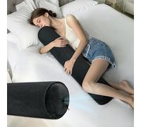 ONTYZZ Cuscino Corpo Gonfiabile Cuscino Lungo Adulti Bambini Cuscino Rotondo Bolster per Dormire Abbraccio Indietro Collo Supporto Dormiglione Laterale Cuscino Coccole