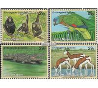 ONU - Nuovo New York 663-666 (Completa Edizione) MNH ** MNH 1994 Colpiti Animali (Francobolli per i Collezionisti) Altri mammiferi (Scimmie/Dinosauri/Elefanti...)