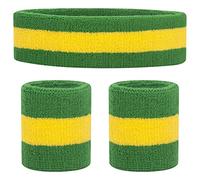 ONUPGO Fascia parastinchi Sport Fascia fascia da polso Cinturini Sweatbands Bracciale in tessuto spugna Esercizio atletico Polsini da polso Umidità Traspirante Felpa fascia assorbente