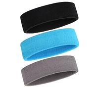 ONUPGO Fascia tergisudore per uomini e donne, 3 pezzi, fascia sportiva in spugna di cotone traspirante per assorbire il sudore