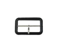 ONURTH Kit fibbia per cintura rivestita in vera pelle Interno 60 mm Fibbie scorrevoli Chiusura di ricambio per tracolla giacca a vento Collari per animali domestici Fai da te