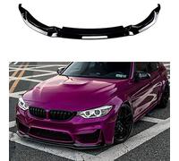 ONURTH Labbro del paraurti dello Spoiler Anteriore per BMW 3 Series 4 Series M3 M4 F80 F82 F83 2015-2020, Accessori Esterni del Kit del Corpo della Lama dello Splitter Inferiore,Glossy Black