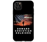 Onward Christian Soldiers - Faith Vintage Flag USA Graphic Custodia per iPhone 11 Pro Max