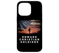 Onward Christian Soldiers - Faith Vintage Flag USA Graphic Custodia per iPhone 14 Pro Max