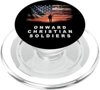 Onward Christian Soldiers - Faith Vintage Flag USA Graphic PopSockets PopGrip per MagSafe