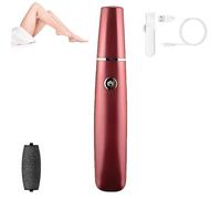 Onwddarefy Electric Feet Callus Remover, 3 Speeds Adjustable 360 Rotation Calluss Removers for Foot, Rechargeable & Portable for Women and Men Cracked, or Tough Skin (Red)