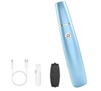 Onwddarefy Electric Feet Callus Remover, 360 Rotation Callus Remover for Feet, Foot Grinder, USB Rechargeable, 3 Speeds Adjustable, for Women and Men Cracked (blue)