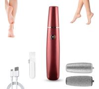Onwddarefy Electric Feet Callus Remover, Onwddarefy Electric Feet Callus Remover, 3 Speeds Adjustable, 360 Rotation (red)