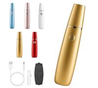 Onwddarefy Electric Feet Callus Remover, Sightfelt Electric Feet Callus Remover, 3 Speeds Adjustable 360 Rotation for Women and Men (Gold)