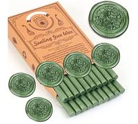 ONWINPOR - 20 bastoncini di ceralacca verde pino, adatti solo per pistola per colla da 0,7 cm, ideali per timbri ceralacca, inviti di nozze, buste con lettere (verde pino)