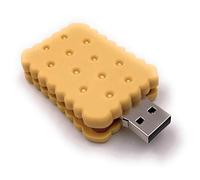 Onwomania Biscuit Pastry Snack Double Biscuit Chocolate Funny USB Stick 64 GB USB 3.0 memory stick supporto dati