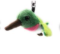 Onwomania - "Colibrì Uccello Verde Portachiavi - Portafortuna in Peluche Ideale Come Regalo ad es. per la Migliore Amica, la Migliore Amica, la Mamma - per Uomini, Donne e Bambini