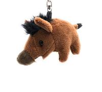 Onwomania - "Maiale Marrone di Cinghiale Portachiavi - Portafortuna in Peluche Ideale Come Regalo ad es. per la Migliore Amica, la Migliore Amica, la Mamma - per Uomini, Donne e Bambini