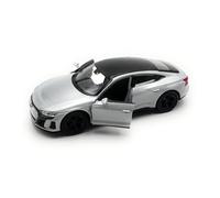 Onwomania Modellino auto compatibile con RS E-tron GT 1:34-39 Silver Car Miniature Vehicle