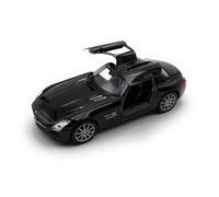 Onwomania Modellino auto compatibile con SLS Oldtimer 1:34-39 Black Car Miniature Vehicle
