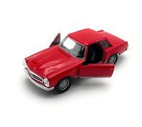Onwomania Modellino di auto compatibile con 230SL Oldtimer Classic 1:34-39 Red Car Miniature Vehicle
