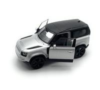 Onwomania Modellino di auto compatibile con Defender SUV 1:34-39 in miniatura argento
