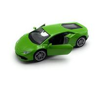 Onwomania Modellino di auto compatibile con il modello in miniatura dell'auto verde Huracan 1:34-39