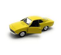 Onwomania Modellino di auto compatibile con il modello Manta A 1970 1:34-39, auto gialla in miniatura