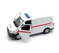 Onwomania Modellino di auto compatibile con T6 medico di emergenza 1:34-39 Veicolo in miniatura auto bianca