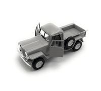 Onwomania Modellino di auto compatibile con Willys Pick up 1:34-39 veicolo in miniatura grigio