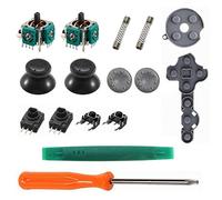 Onyehn - Confezione da 2 bastoncini di ricambio per controller wireless Microsoft Xbox 360 con cacciavite Torx T8 Kit di riparazione+tappi per pollice+pulsante LB/RB + pulsante LT/RT