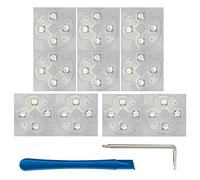 Onyehn - Kit di ricambio per controller Xbox One, con pulsante D-Pad, in metallo, 10 pezzi