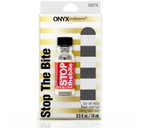 Onyx Professional Stop the Bite Nail Biting Deterrent Polish 0,5 fl oz - Aiuta le unghie a crescere e puÃ² essere utilizzato come top coat o base coat
