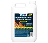 Onyx Professionnel - Impermeabilizzante idrofugo per facciate e tetti, supporti porosi, effetto sbiancante, protezione a lunga durata, fabbricazione francese, 5 l